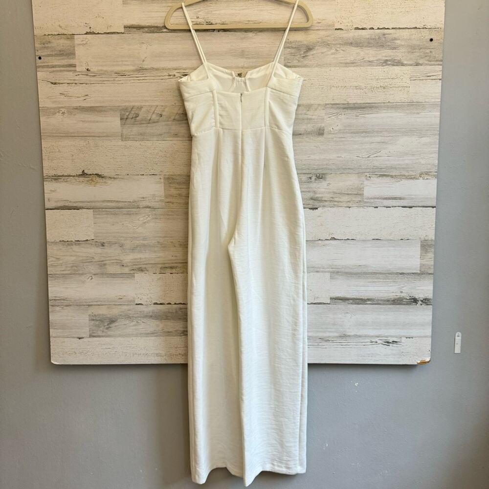NWT Zara Wide Leg Palazzo Corset Style Top Jumpsuit Full Length XS 8121/624/251 - Picture 3 of 16